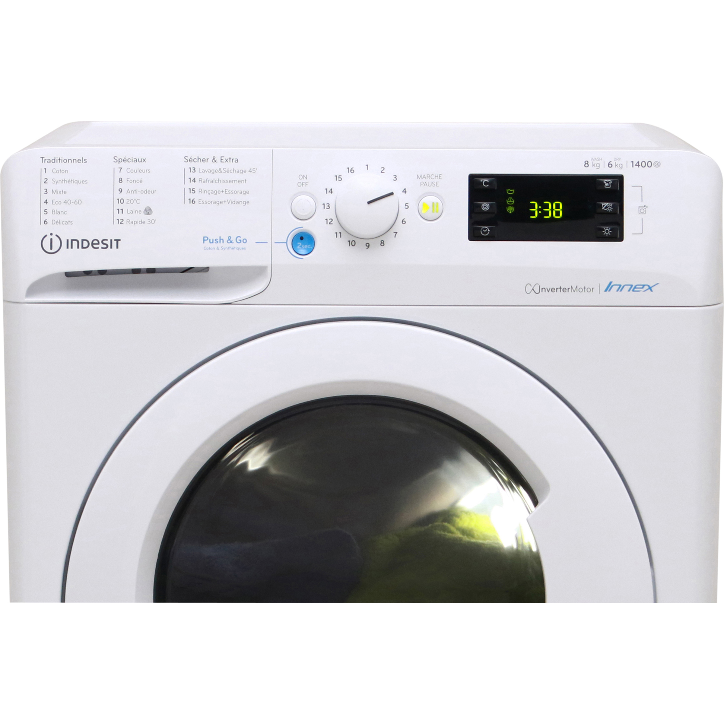 Indesit BDE864359WFR - Bandeau de commandes