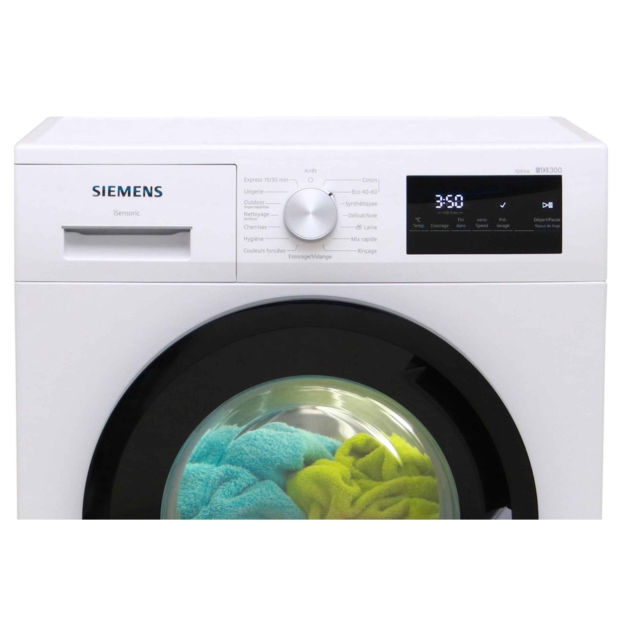 Siemens WM14N117FR - Bandeau de commandes