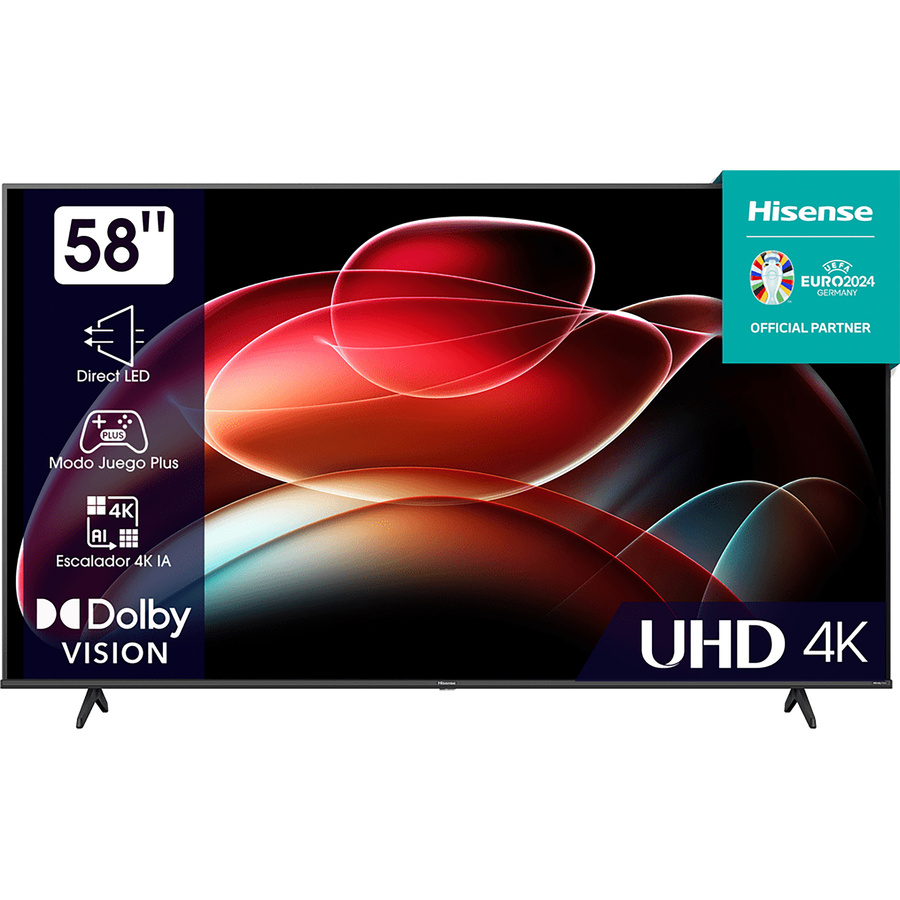 HiSense 58A6K - Vue de face