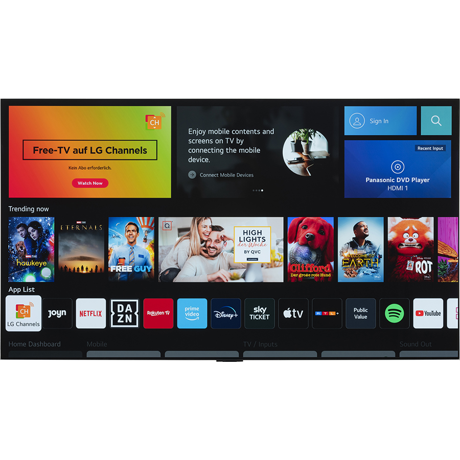 LG OLED65G2 - Vue de face